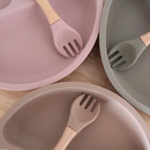 Your Plate & Fork Set - Dusty Sage