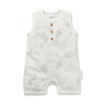 Load image into Gallery viewer, Animal Henley Romper
