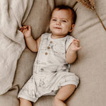 Load image into Gallery viewer, Beach Day Henley Romper
