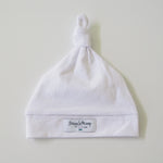 Load image into Gallery viewer, White Knotted Beanie - Oh My Little Love
