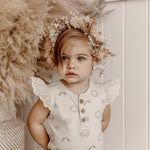 Load image into Gallery viewer, Sunny Daze Lace Onesie
